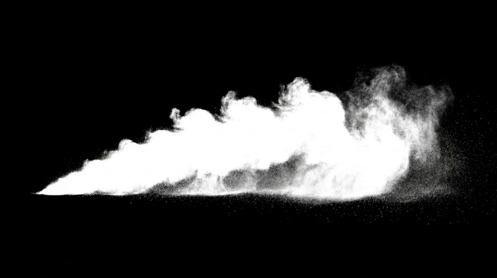 Alpha channel of the generated dust element